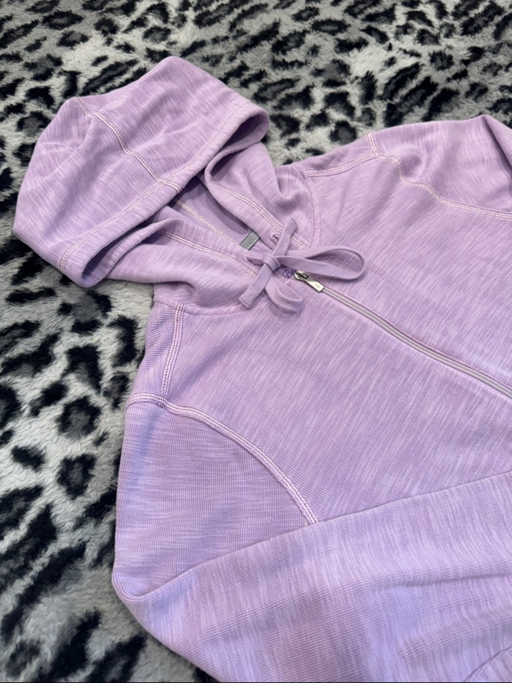 Tommy Bahama Lavender Zip Hoodie - Picture 3 of 6